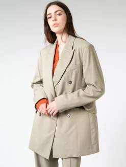 Double-Breasted Suit Jacket