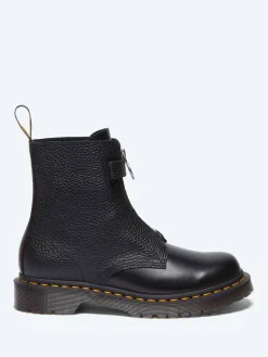 Dr. Martens - 1460 Pascal Front Zip Boots in Black Wanama