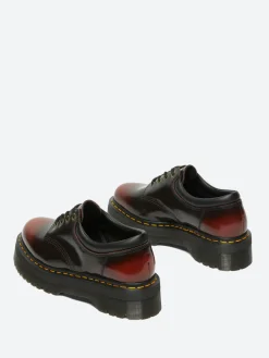 Dr. Martens - 8053 Quad Platform Shoes in Cherry Red Arcadia