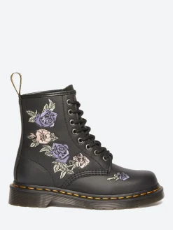 Dr. Martens - 1460 Vonda Lace Up Boots in Black Genix Nappa
