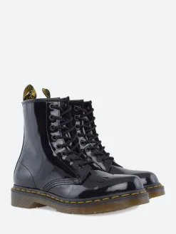 Dr. Martens - 1460 W Lace Up Boots in Black Patent