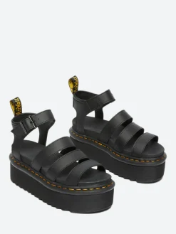 Dr. Martens - Blaire Platform Sandals in Black Hydro