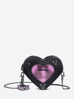 Dr. Martens - Bratz Mini Heart Bag in Black/Purple
