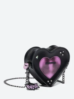 Dr. Martens - Bratz Mini Heart Bag in Black/Purple