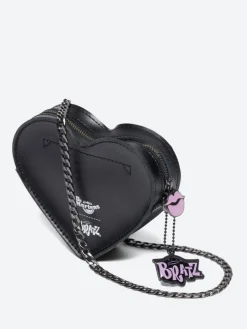 Dr. Martens - Bratz Mini Heart Bag in Black/Purple