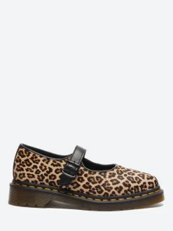 Dr. Martens - Elphie Mary Jane in Mini Leopard Hair On
