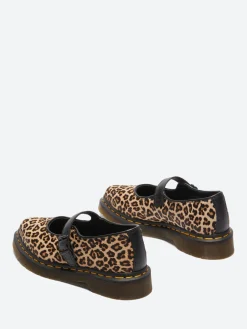 Dr. Martens - Elphie Mary Jane in Mini Leopard Hair On