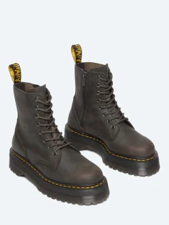 Dr. Martens - Jadon Platform Boots in Charcoal Grey