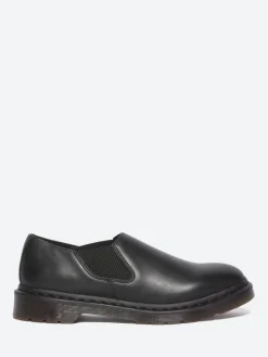 Dr. Martens - Louis Slip-On Shoes in Black Analine