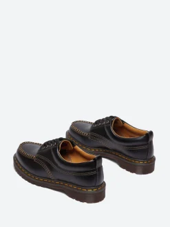 Dr. Martens - Lowell Moc Toe Shoe in Black Analine Leather