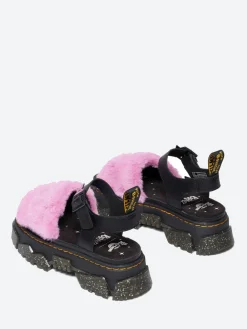 Dr. Martens - Mattison Bratz Strap Sandals in Black/Pink