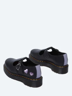 Dr. Martens - Polley Heart Mary Jane Shoes in Black