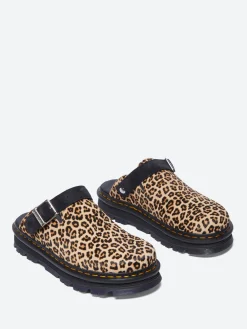 Dr. Martens - Zebzag Mule in Mini Leopard Hair On