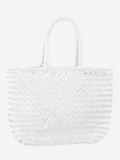 Dragon Diffusion - Grace Basket Small Tote in White