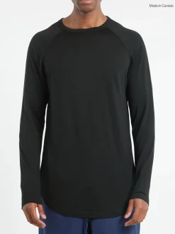 Ecologyst - 195 Merino Crew in Black