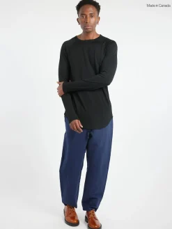 Ecologyst - 195 Merino Crew in Black