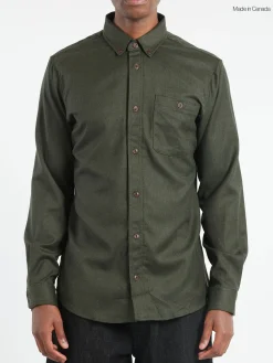 Ecologyst - Light Wool Shirt in Green