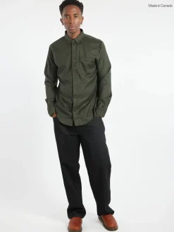 Ecologyst - Light Wool Shirt in Green