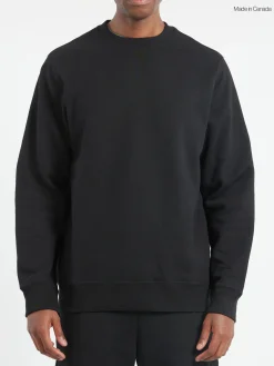 Ecologyst - Organic Crewneck Sweatshirt in Black