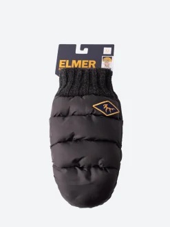 Elmer - Puff Mittens in Black