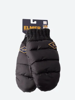 Elmer - Puff Mittens in Black