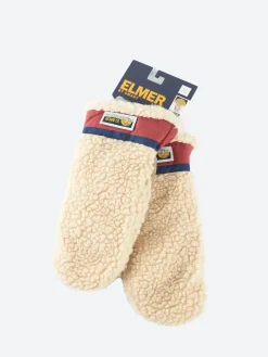 Elmer - Teddy Mitten in Beige/Wine