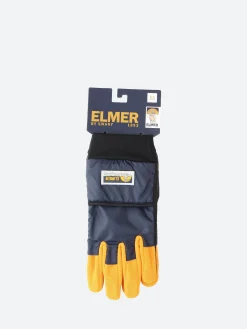 Elmer - Windproof Glove in Navy and Yellow
