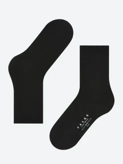 FALKE - Cosy Wool Basic Short Sock in Black