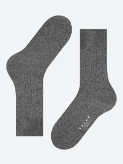 Falke - Lhasa Rib Casual Crew Sock in Light Grey