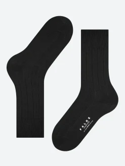 Falke - Lhasa Rib Casual Crew Sock in Black
