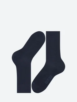 Falke - Sensitive London Crew Sock in Dark Navy
