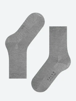 FALKE - Soft Merino Socks in Light Grey