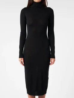 Filippa K - Knit Turtleneck Dress in Black