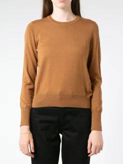 Filippa K - Merino R-Neck Pullover in Camel