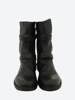 Fiorentini + Baker - 713 Eternity Buckled Boot in Nero Cusna