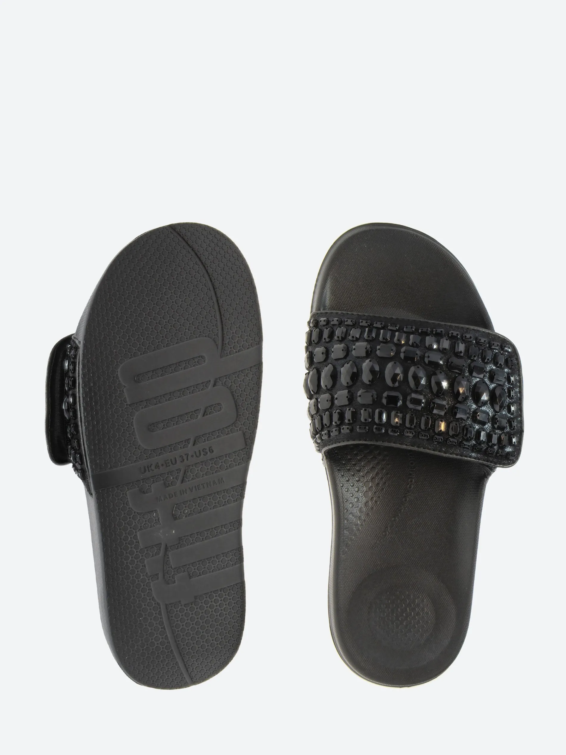 FitFlop - IQUSHION Jewel Slide in Black