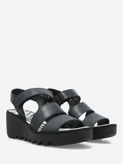 Fly London - Blu Bexy Wedge Sandal in Black