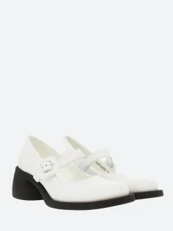 Fly London - Huvi Mary Jane Pump in White