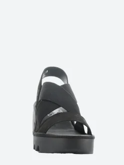 Fly London- Taji Slingback Sandals in Black