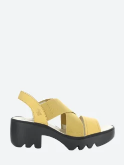 Fly London- Taji Slingback Sandals in Bumblebee