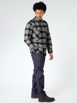 F.O.B. FACTORY - Heavy Nel Work Shirt in Black