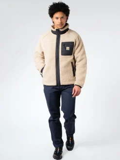 F.O.B. FACTORY - Herringbone Trouser in Navy