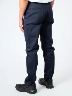 F.O.B. FACTORY - Herringbone Trouser in Navy