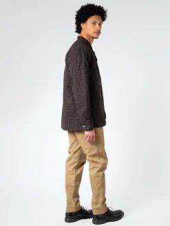 F.O.B. FACTORY - Herringbone Trouser in Khaki