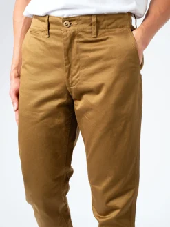 F.O.B. FACTORY - Narrow US Trousers in Khaki