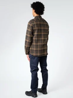 F.O.B. FACTORY - Nel Check Work Shirt in Brown
