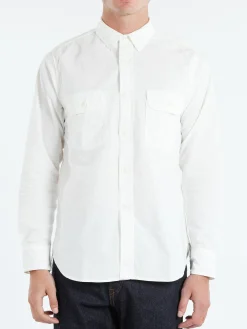 F.O.B. Factory - Oxford Work Shirt in White