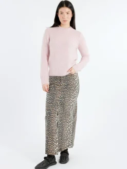 GANNI - Brushed Alpaca Jumper in Chalk Pink