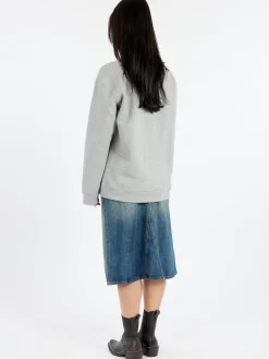 GANNI - Fleece Sweatshirt in Paloma Melange