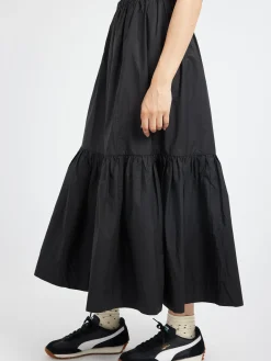 GANNI - Flounce Skirt in Black